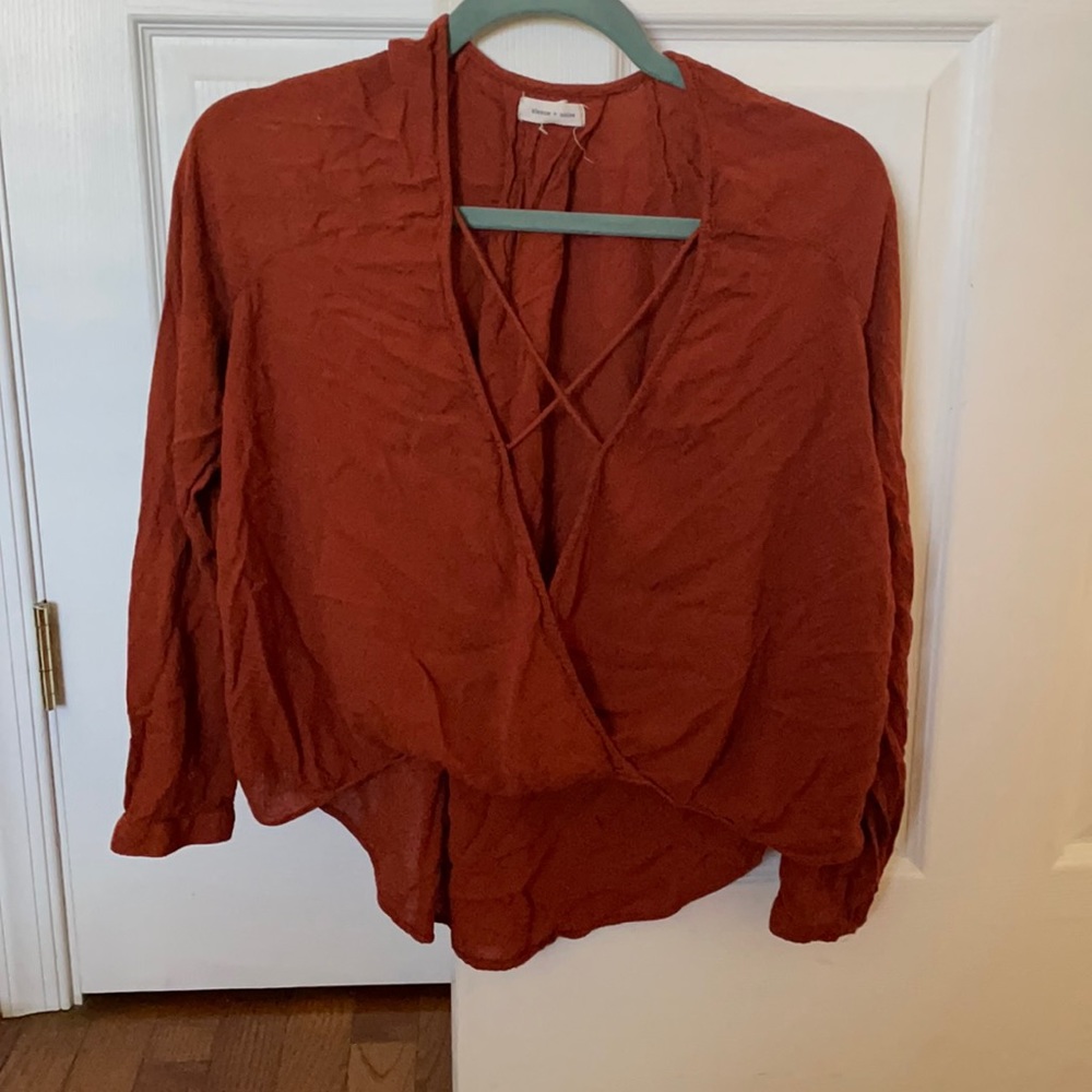 Urban Outfitters Open Front Top